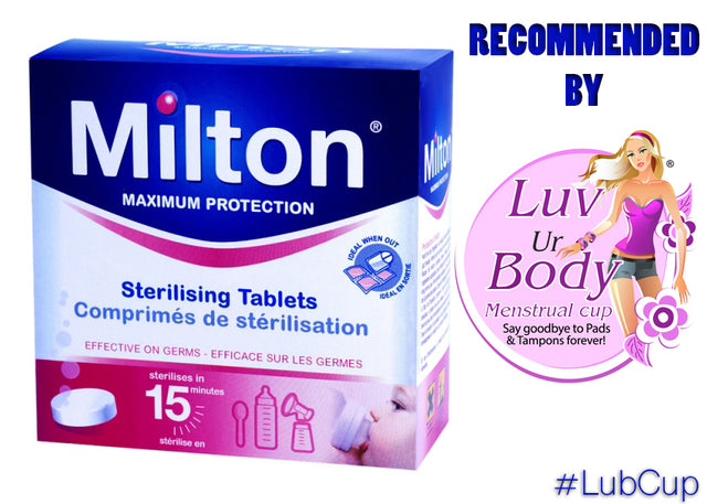 What's the best way to sterilize a menstrual cup?