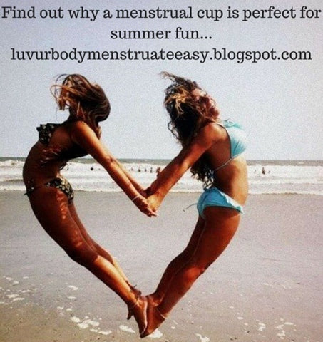 Find out why a menstrual cup is perfect for summer fun!