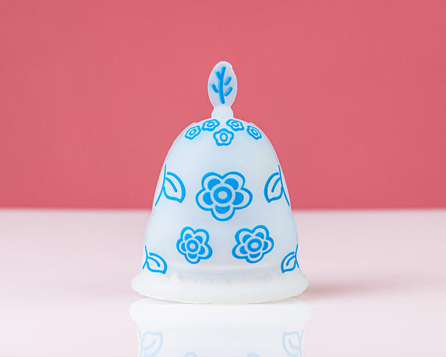 Teens menstrual cup  - Small Size Blue cup