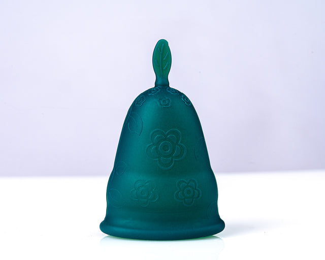 Luv Ur Body Menstrual Cup Large Sized Dark Green Cup